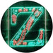 Family Name Letter Z Monogram Initial LED Light Sign - Way Up Gifts