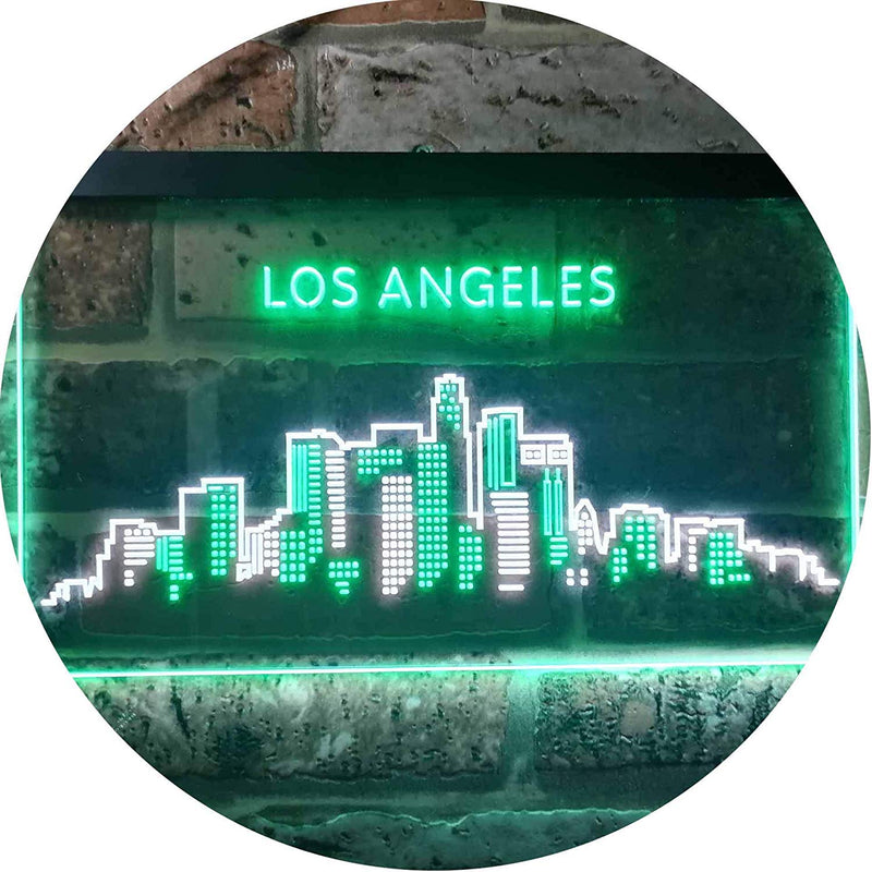 Los Angeles City Skyline LED Light Sign - LED Gift Works