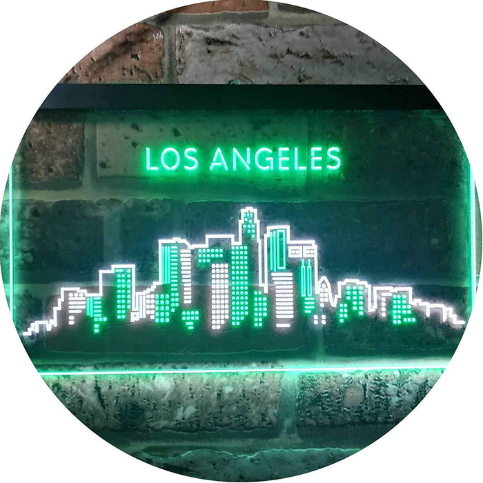 Los Angeles City Skyline LED Light Sign - Way Up Gifts
