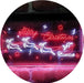 Merry Christmas Santa Claus Sleigh Reindeer LED Light Sign - Way Up Gifts