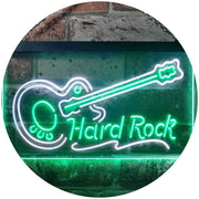 Guitar Hard Rock Music LED Light Sign - LED Gift Works
