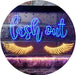 Eyelashes Lash Out Girl Room Beauty Decor LED Light Sign - Way Up Gifts