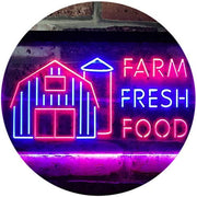 Farm Fresh Food LED Light Sign - LED Gift Works