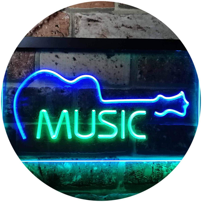 Guitar Instruments Music LED Light Sign - Way Up Gifts
