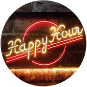 Happy Hour LED Light Sign - LED Gift Works