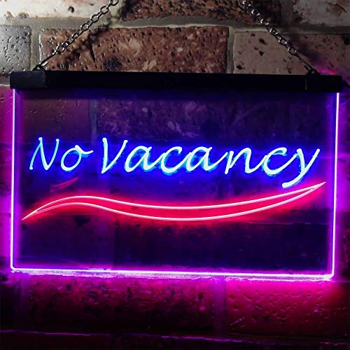 Hotel Motel No Vacancy LED Light Sign - LED Gift Works