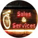 Bicycle Bike Sales Repairs Services LED Light Sign - Way Up Gifts
