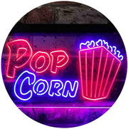 Movie Theater Popcorn LED Light Sign - LED Gift Works
