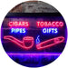 Cigar Pipes Tobacco Gifts LED Light Sign - Way Up Gifts