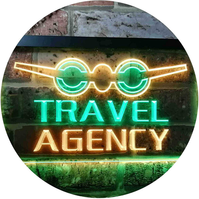 Travel Agency LED Light Sign - Way Up Gifts