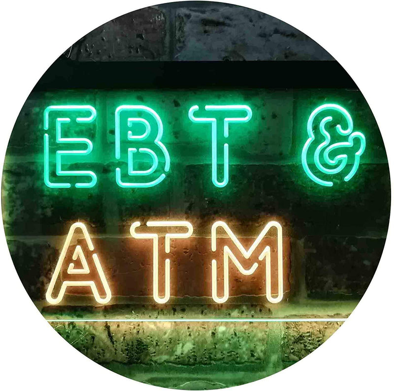 EBT & ATM LED Light Sign - LED Gift Works