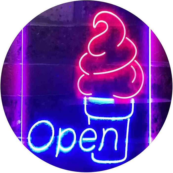 Ice Cream Open LED Light Sign - Way Up Gifts