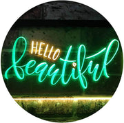 Hello Beautiful LED Light Sign - LED Gift Works
