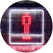 Men Bathroom Restroom LED Light Sign - Way Up Gifts