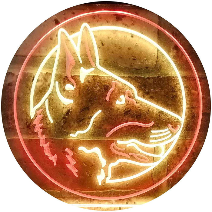 German Shepherd Dog LED Light Sign - Way Up Gifts