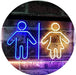 Men Women Bathroom Restroom LED Light Sign - Way Up Gifts