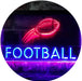 Man Cave Football LED Light Sign - Way Up Gifts