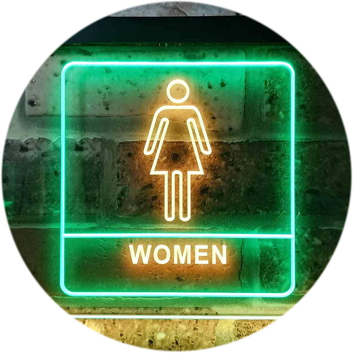 Women Bathroom Restroom LED Light Sign - Way Up Gifts