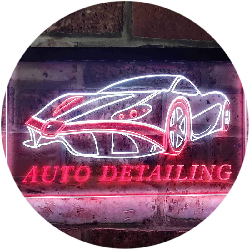 Body Shop Auto Detailing LED Light Sign - LED Gift Works