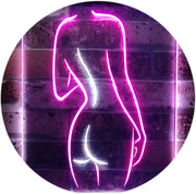 Lady Back Sexy Girls Man Cave LED Light Sign - LED Gift Works