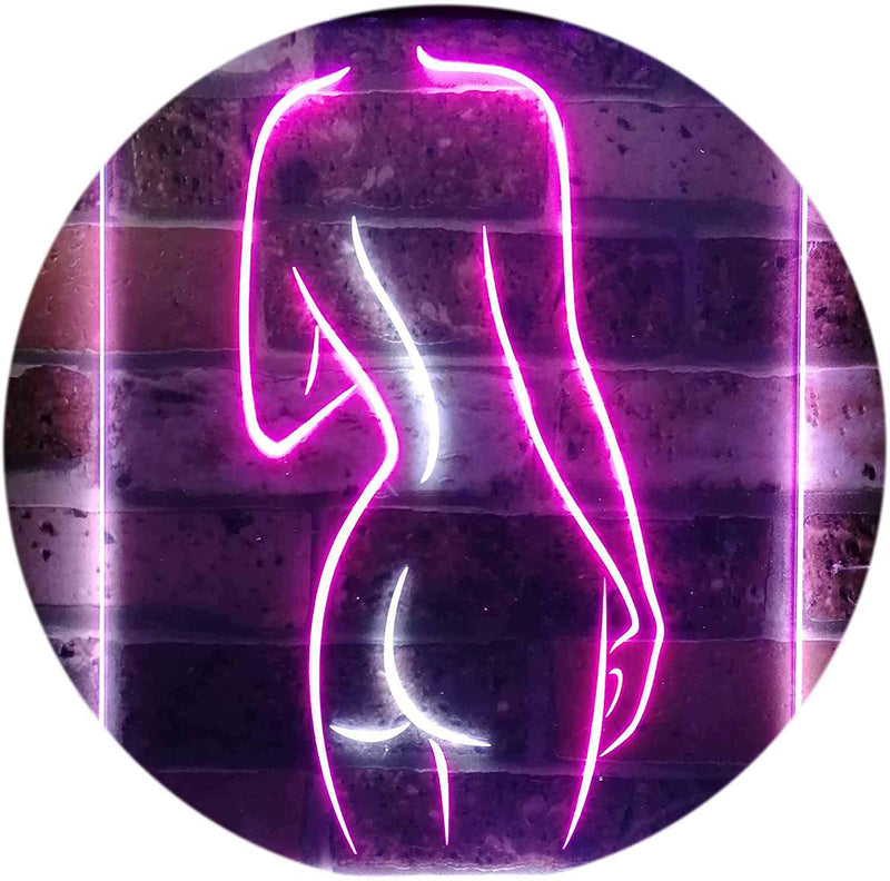 Lady Back Sexy Girls Man Cave LED Light Sign - LED Gift Works