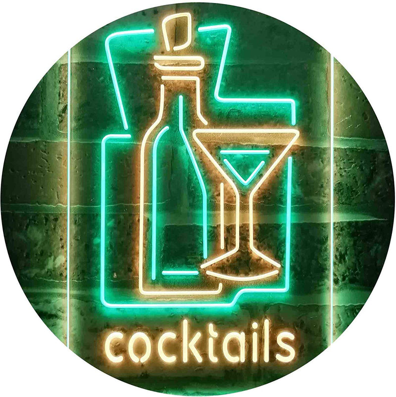Cocktails Bar LED Light Sign - LED Gift Works