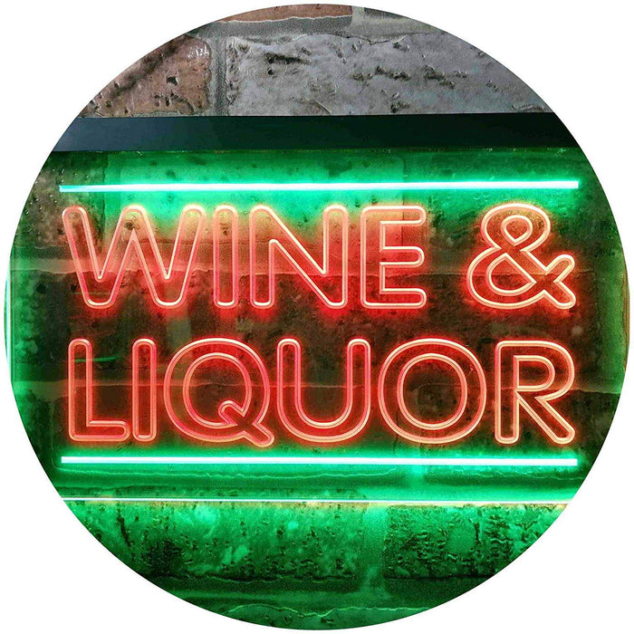 Wine Liquor LED Light Sign - Way Up Gifts