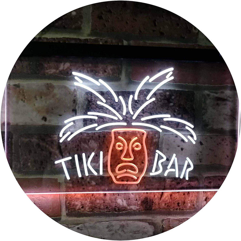 Tiki Bar Mask LED Light Sign - LED Gift Works