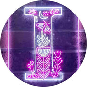 Family Name Letter I Monogram Initial LED Light Sign - LED Gift Works