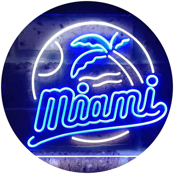 Miami Florida LED Light Sign - Way Up Gifts