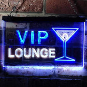 Cocktails VIP Lounge LED Light Sign - LED Gift Works