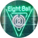 Eight Ball Pool Billiards LED Light Sign - Way Up Gifts