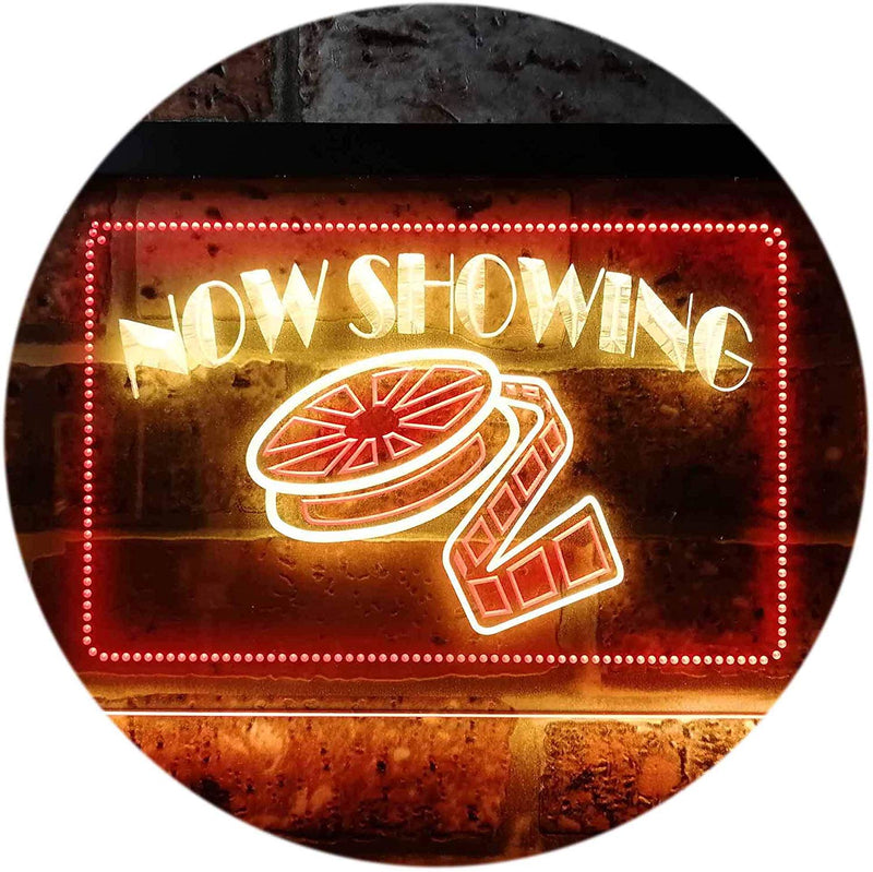 Movie Film Theater Now Showing LED Light Sign - LED Gift Works