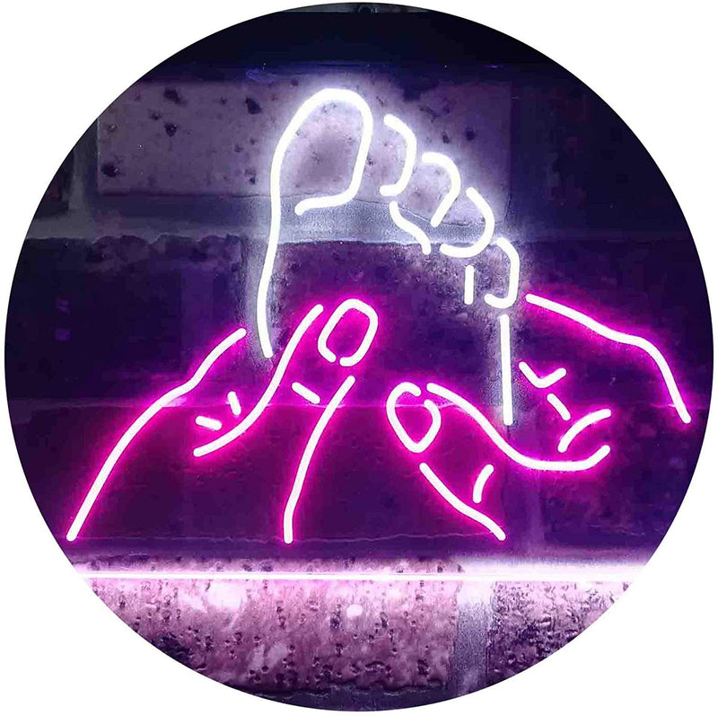 Foot Massage LED Light Sign - LED Gift Works