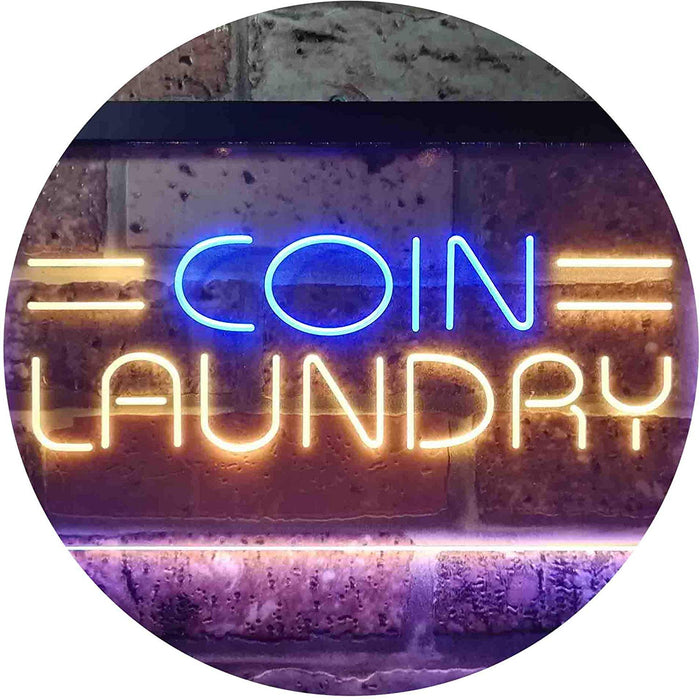 Laundromat Coin Laundry LED Light Sign - Way Up Gifts