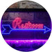 Right Arrow Restroom LED Light Sign - Way Up Gifts