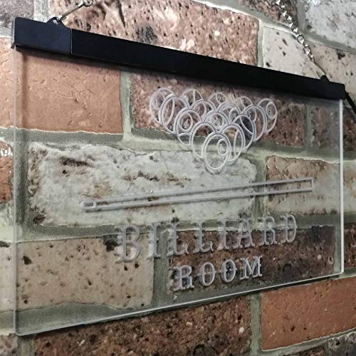 Pool Billiard Room LED Light Sign - Way Up Gifts