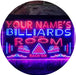 Personalized Pool Billiards Room LED Light Sign - Way Up Gifts