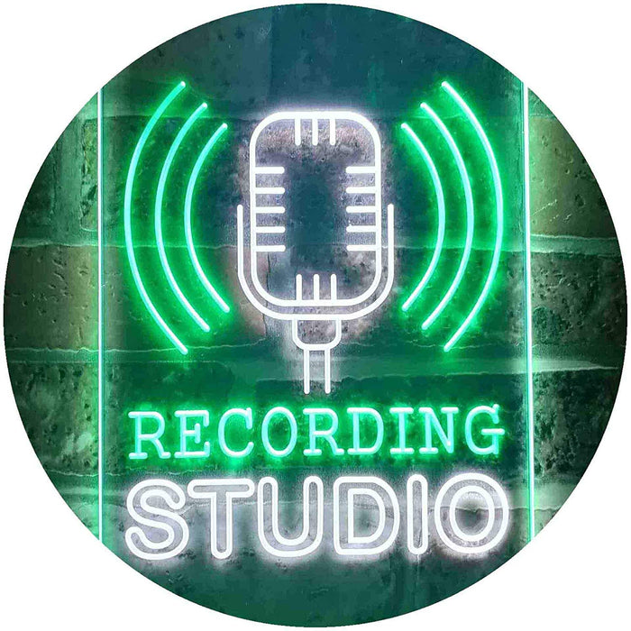 Microphone Recording Studio LED Light Sign - Way Up Gifts