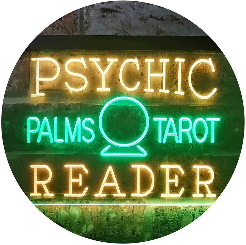 Psychic Palms Tarot Reader LED Light Sign - LED Gift Works
