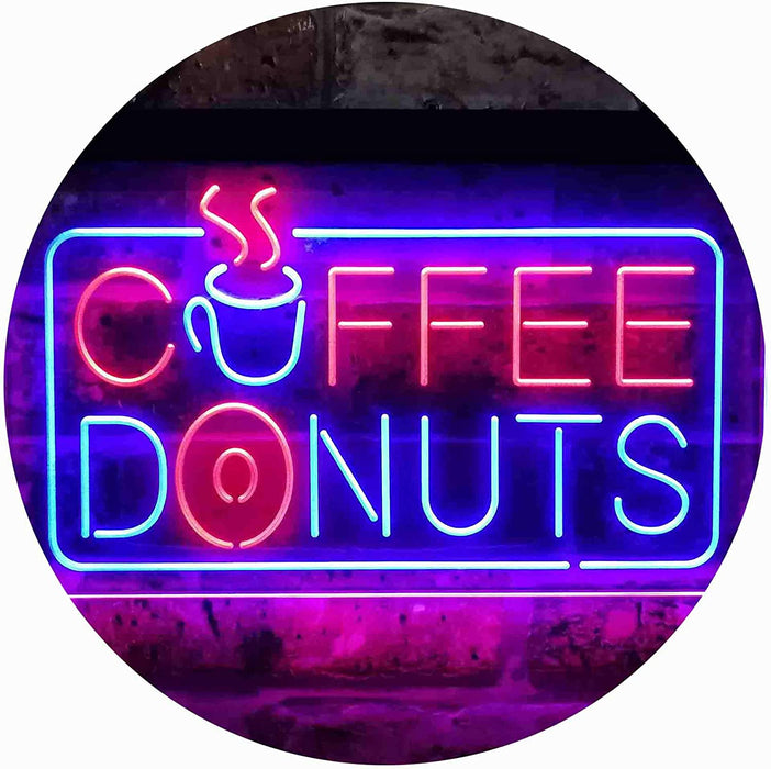 Bakery Diner Coffee Donuts LED Light Sign - Way Up Gifts