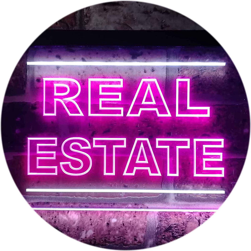 Real Estate LED Light Sign - LED Gift Works