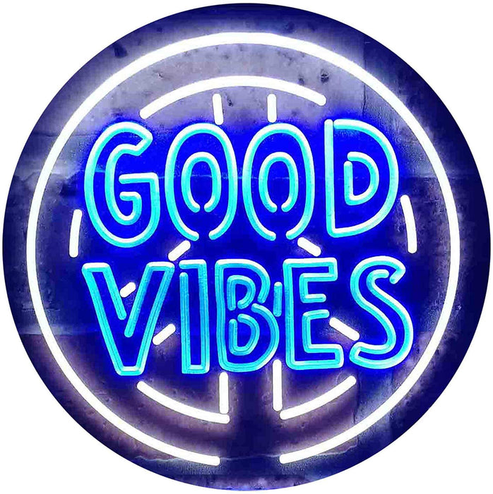 Good Vibes LED Light Sign - Way Up Gifts