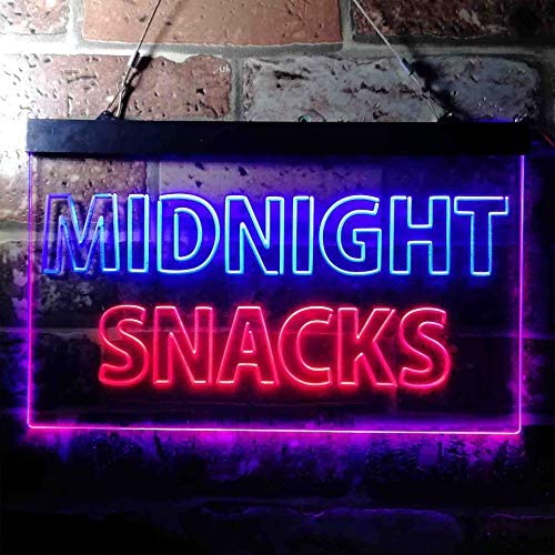Midnight Snacks LED Light Sign - LED Gift Works