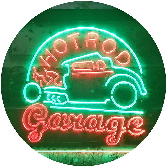 Hot Rod Garage LED Light Sign - Way Up Gifts