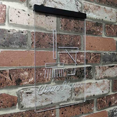 Clean House Helper Maid Service LED Light Sign - LED Gift Works