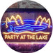 Party at The Lake Cabin Decor LED Light Sign - Way Up Gifts