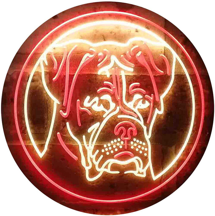 Boxer Dog Decor LED Light Sign - Way Up Gifts