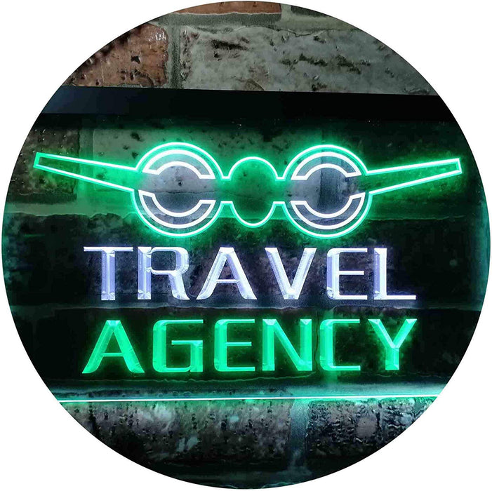 Travel Agency LED Light Sign - Way Up Gifts