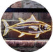 Tuna Fish Bait Store Fishing Beach Decor LED Light Sign - Way Up Gifts